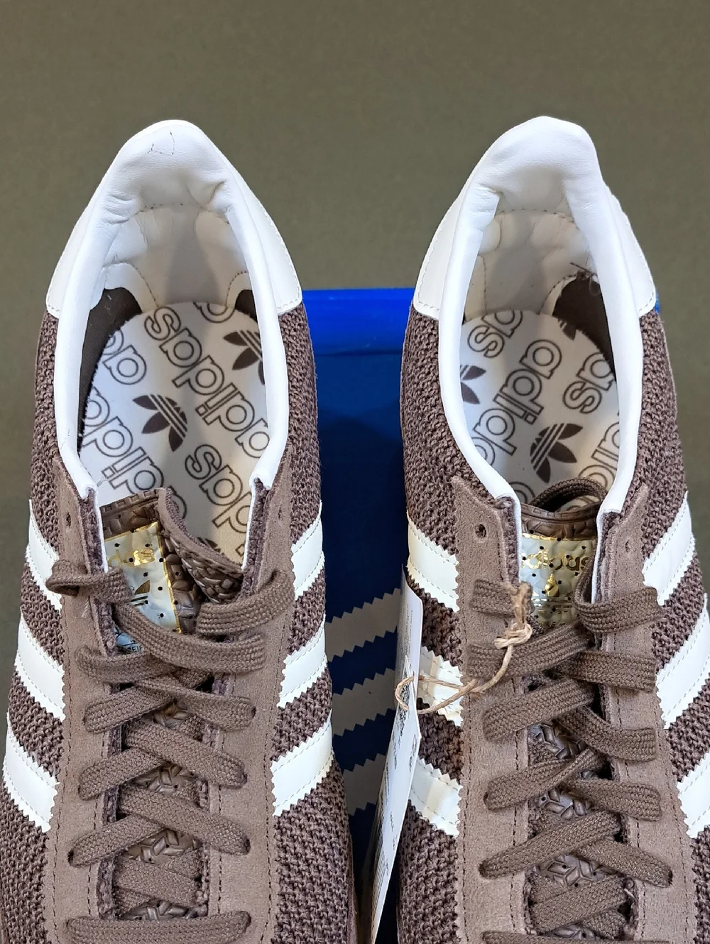Adidas SL 72 RS Sneakers - Color: Brown / White - Unisex - Women 8.5, Men 7.5
